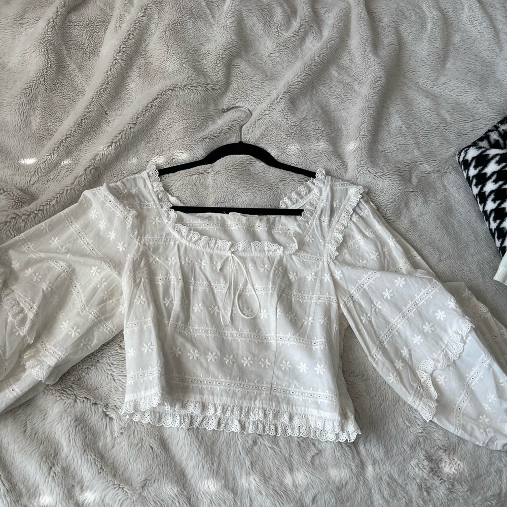 For Love and Lemons white blouse